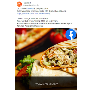 FantaRoll Facebook Post