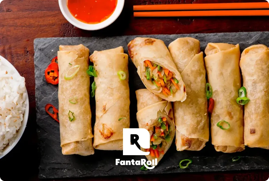 Fantaroll Food Logo & Brand Identity