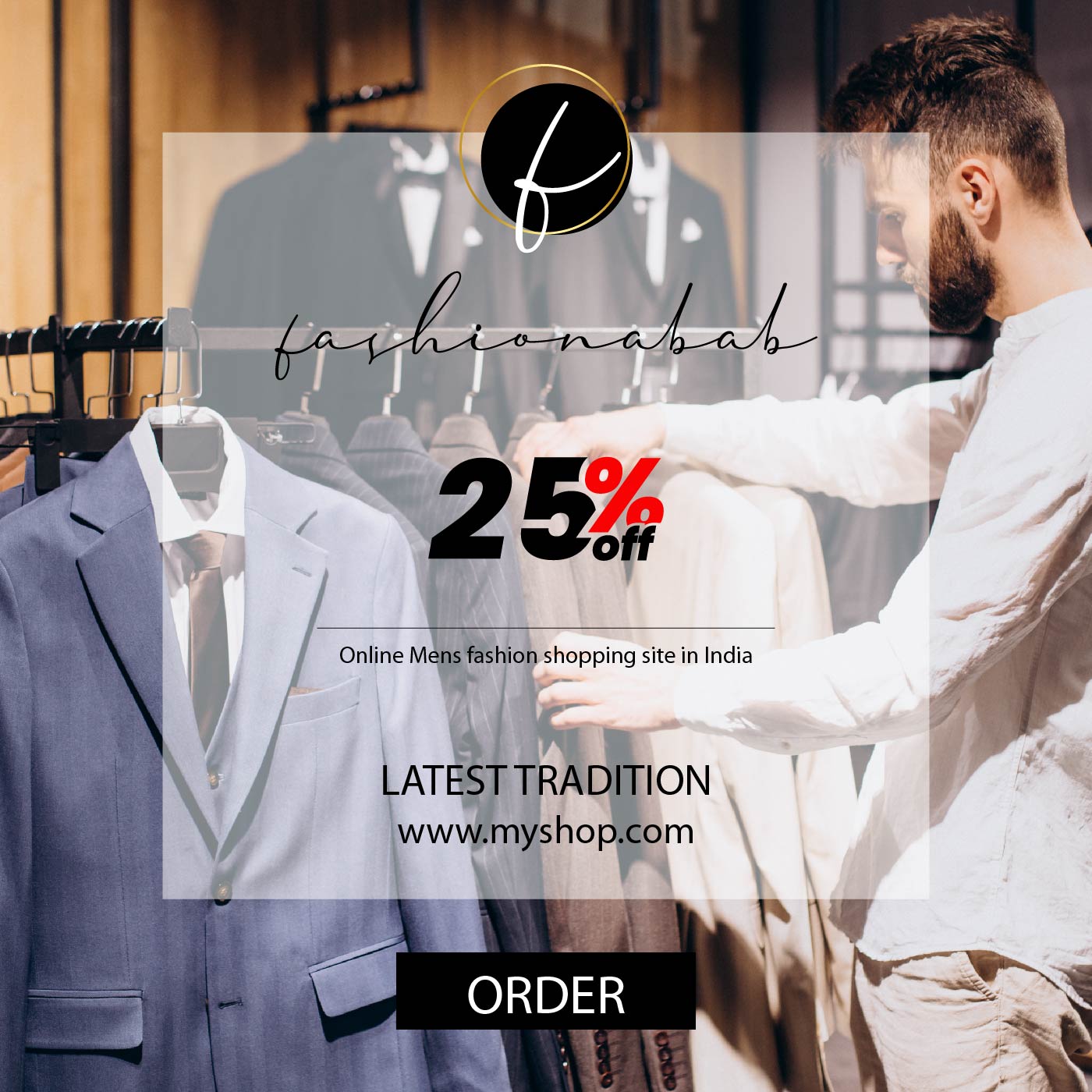 Men Fashion Banner