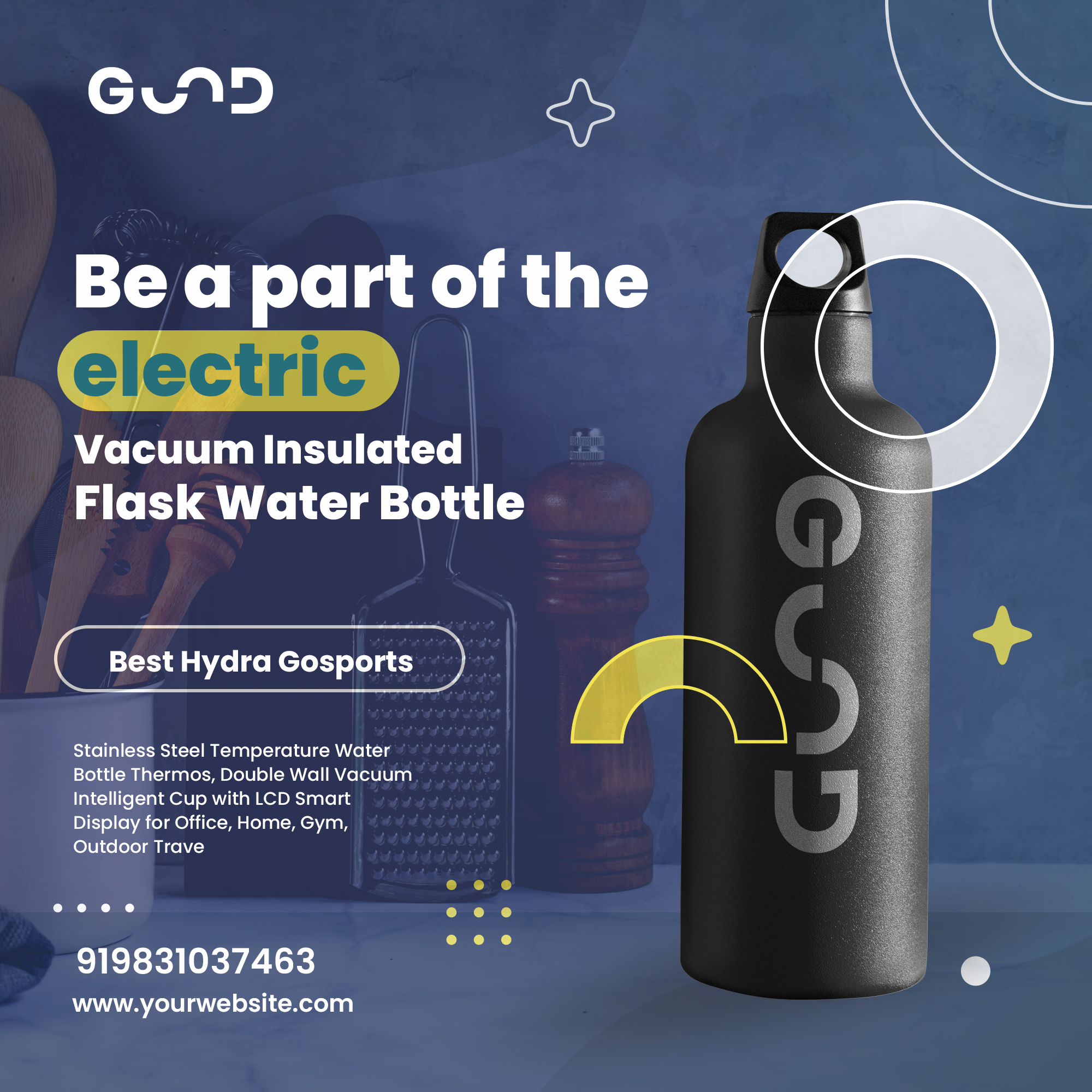 Water Bottle Banner