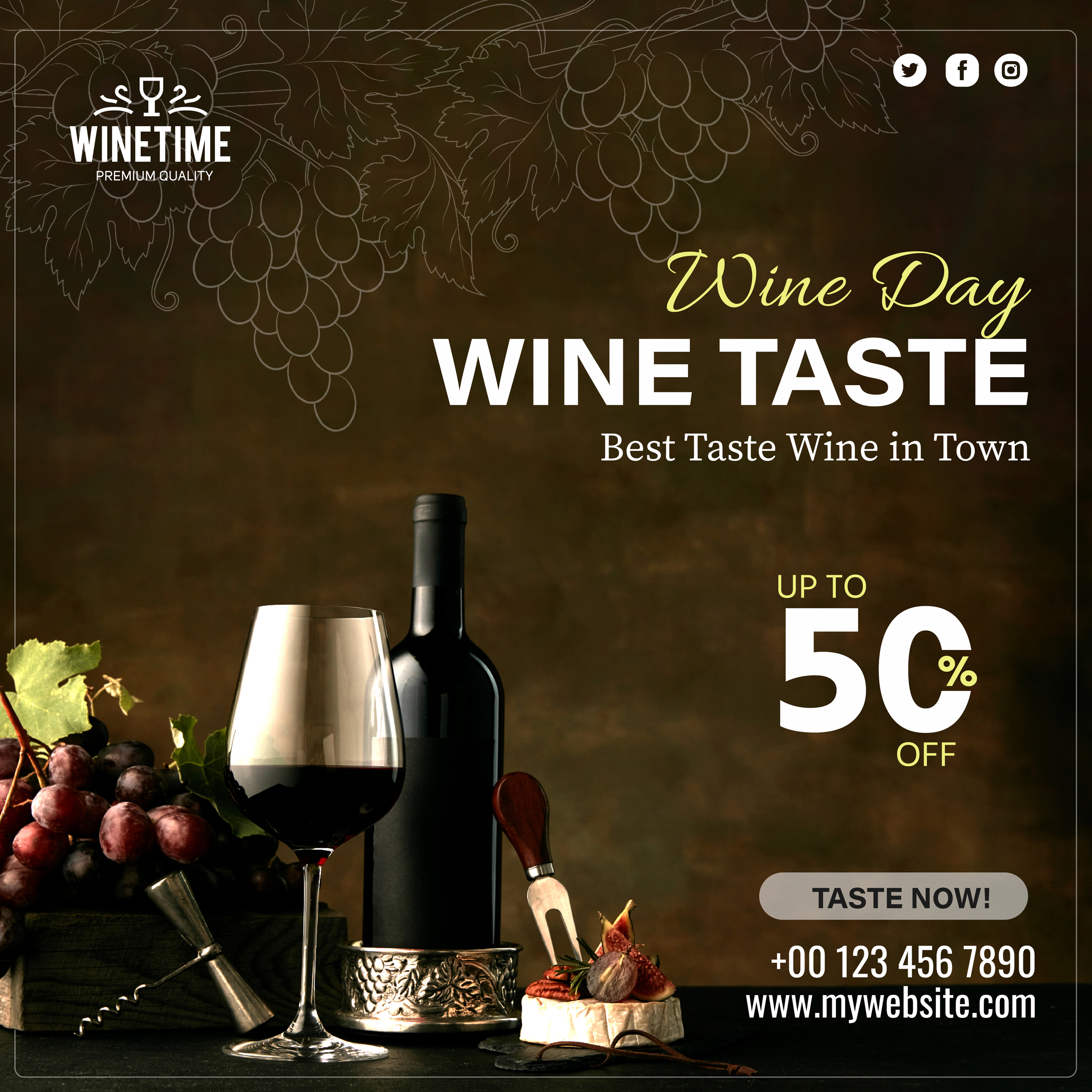 Wine Banner Design